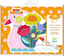 Wodne kolorowanki DJECO – tęczowe zwierzątka