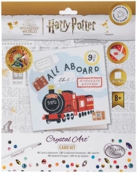 Crystal Art kartka – Bravicki ekspres 18 × 18 cm