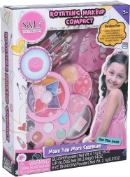 Zestaw kosmetyczny z piętrową paletą do makijażu