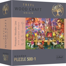 Drewniane puzzle Magiczny świat 501 elementów