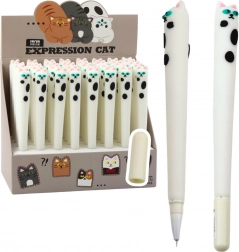 Długopis żelowy Biała Kotka niebieski atrament