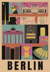 Puzzle 1000 elementów Style in the City: Berlin – kompaktowe pudełko