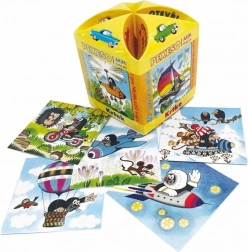 Pexeso w ozdobnym maxi pudełku – Otwórz i graj: KRECIEK