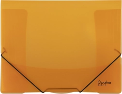 teczka z gumką opaline pomarańczowa A4