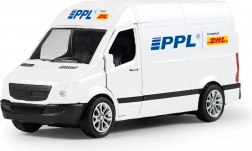 Metalowy van PPL z otwieranymi drzwiami 12 cm