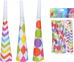 Trąbki imprezowe MIX 20 cm