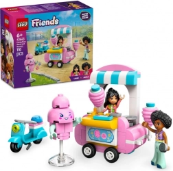 Lego Friends stoisko z watą cukrową i skuterem