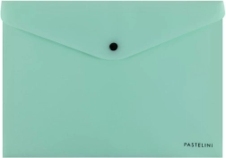 Koperta z zatrzaskiem A4 Pastelini zielona