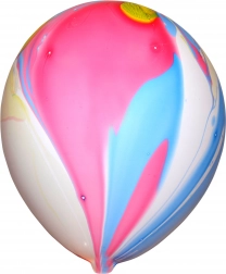 Balony do nadmuchiwania 30 cm tęcza - zestaw 10 szt.