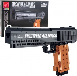 Klocki pistolet z funkcją strzału 555 elementów FIREWIRE ALLIANCE DESERT EAGLE