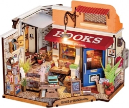 Rolife DIY 3D drewniane puzzle Księgarnia na rogu
