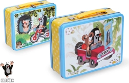 Blaszana walizeczka Krecik niebieska 19,5×7,5×16,5 cm