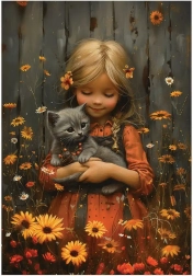 Puzzle Słodka dziewczyna XL 260 elementów Anatolian