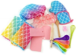 Plejo dziecięcy zestaw do pieczenia z motywem tęczy