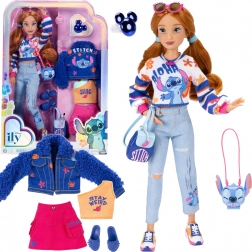 Disney ILY 4Ever modna lalka inspirowana STITCHEM z akcesoriami 30 cm