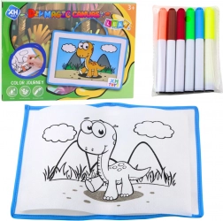 Magiczna tablica malarska DIY z zmywalnymi markerami