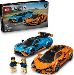lego speed champions lamborghini revuelto i huracán sto – podwójny zestaw samochodów wyścigowych