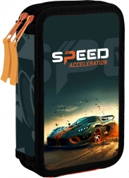 OXYBAG szkolny piórnik dwupiętrowy Auto