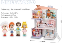 Domek dla lalek z akcesoriami