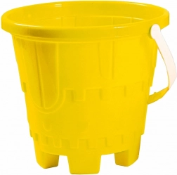 Wiaderko do piasku Androni - zamek żółty