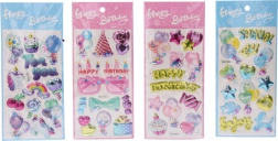 Dekoracyjne naklejki z brokatem 22x9,5 cm