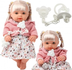 Lalka Niemowlę w Sweterku z Dźwiękami