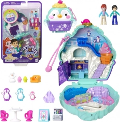 Polly Pocket Kompaktowy Lodowy Domek z Pingwinami