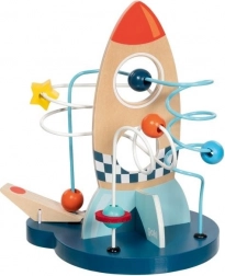 Drewniany labirynt koralikowy Las