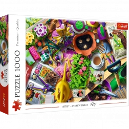 Puzzle 1000 elementów – Porządki w ogrodzie TREFL