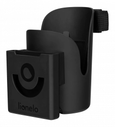 Uchwyt na kubek i telefon Ove Black Carbon