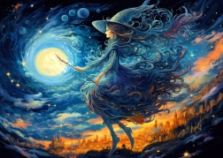 Puzzle Noc czarownic 1000 elementów