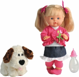 Lalka Nena mówiąca z pieskiem