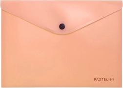 Pastelowa kopertówka z zatrzaskiem A5