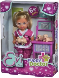 Laleczka Evi weterynarka Puppy Doctor