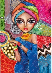 Puzzle brunetka 1000 elementów MAGNOLIA