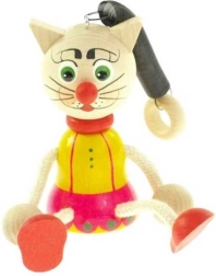 Kot na sprężynie dla dzieci