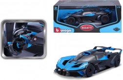 Metalowy model auta 1:18 BUGATTI Bolide niebiesko‑czarny