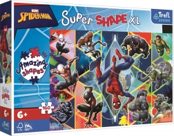 Puzzle 160 elementów XL Super Shape – dołącz do Spider-Mana