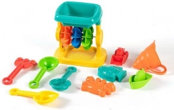 Zestaw do piasku z młynkiem, 10 szt.