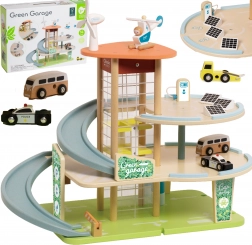 Drewniany trójpoziomowy parking Classic World strefa ekologiczna