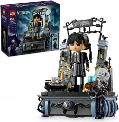 LEGO Wednesday Addams – kolekcjonerska figurka z bramą Akademii Nevermore