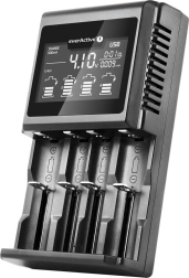 Uniwersalna ładowarka EVERACTIVE UC-4000 do akumulatorów Li-ion i Ni-MH