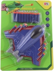 Samolot wystrzałowy z piankowymi pociskami