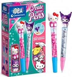Clementoni Idea Mini fabryka długopisów Hello Kitty i przyjaciele