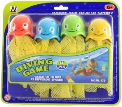 Ośmiornice do nurkowania – zestaw 4 sztuki