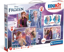 Zestaw gier Frozen 4w1 CLEMENTONI