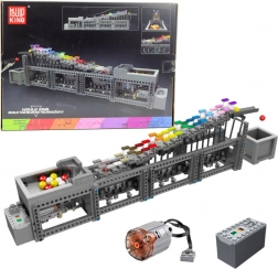 Konstrukcyjny tor kulkowy z silnikiem elektrycznym, 1038 elementów