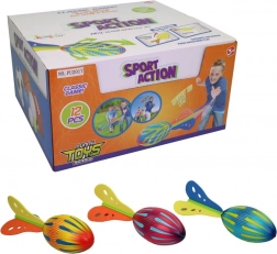 Rzucane rakiety dla dzieci 25 × 8,5 cm – zestaw 12 szt. w displayu