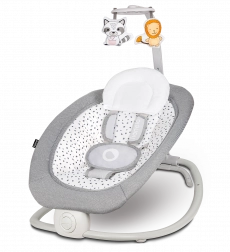 Leżaczek niemowlęcy Pascal od LIONELO – Szary