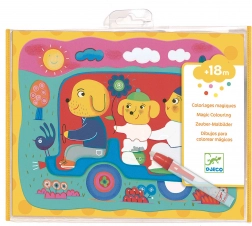 DJECO Wodne kolorowanki Rodzina na drodze